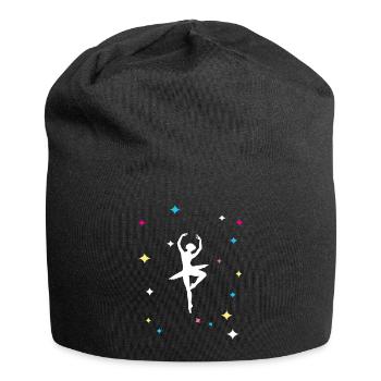 Ballett Balletttänzerin Ballet Tänzerin Ballerina - Jersey-Beanie - Schwarz - Vorne