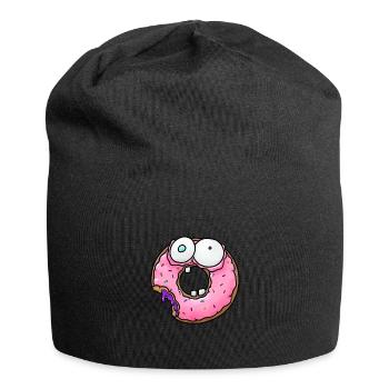 Beignet drôle - Bonnet en jersey - noir - Devant