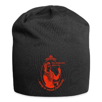 Ready to Smash Patriarchy - Jersey Beanie - black - Front