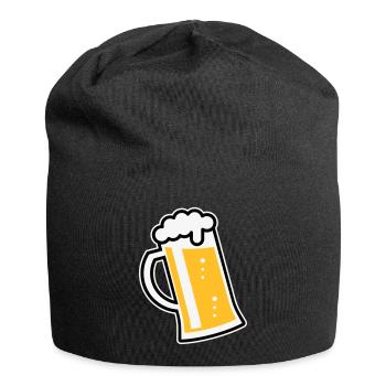 XLustig design for cheerful occasions (L / 3) - Jersey Beanie - black - Front