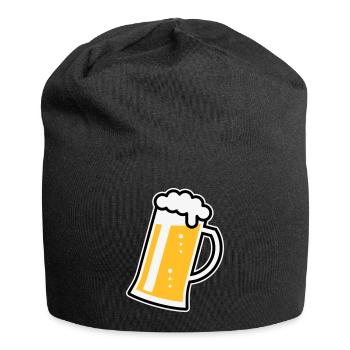 XLustig Design for Cheerful Occasions (R/3) - Jersey Beanie - black - Front