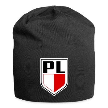 Polish flag national colours Polish - Jersey Beanie - black - Front