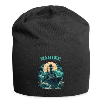Black Wave – Navire de guerre d’élite - Marine - Bonnet en jersey - noir - Devant