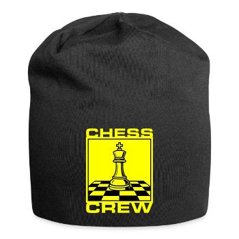 Club d’échecs - Bonnet en jersey - noir - Devant