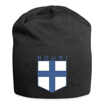 Soumi, Finlande - Bonnet en jersey - noir - Devant