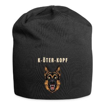 German Shepherd Mutt Funny Pun Saying Dog - Jersey Beanie - black - Front