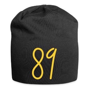 89 - Jersey Beanie - black - Front