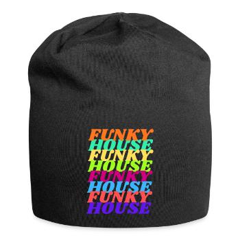 Funky House Vibes - Jersey Beanie - black - Front