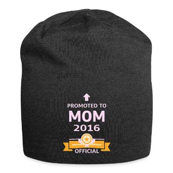 Beförderung zur Mutter 2016 - Jersey-Beanie - Anthrazit - Vorne