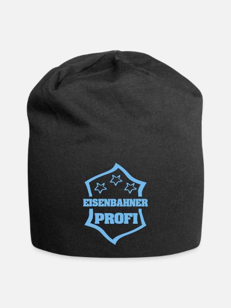 Arbeit Eisenbahner - Jersey-Beanie - Schwarz