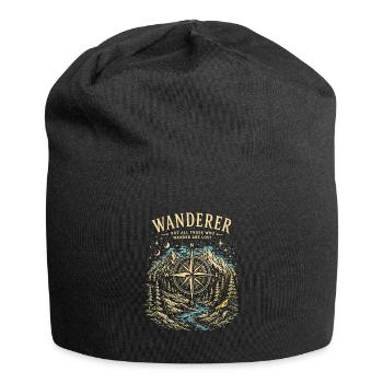 Aventure de randonnée Wanderer Compass - Bonnet en jersey - noir - Devant