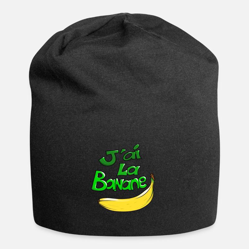J’ai la banane - Bonnet en jersey - noir