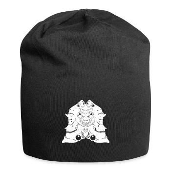 The Monster White - Jersey-Beanie - Schwarz - Vorne