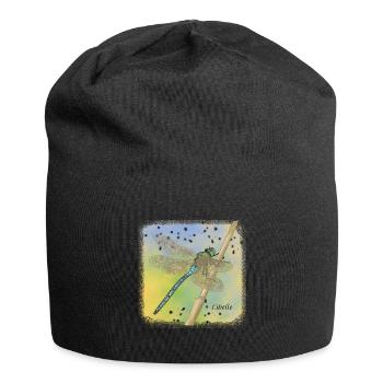 libellule - Bonnet en jersey - noir - Devant