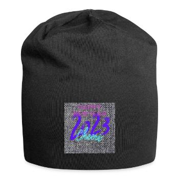 Frohes neues Jahr 2023 - Jersey-Beanie - Schwarz - Vorne