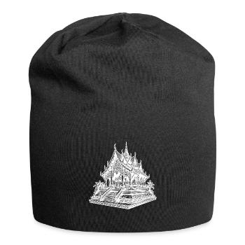 Exotique Jolie Thaïlande Temple - Bonnet en jersey - noir - Devant