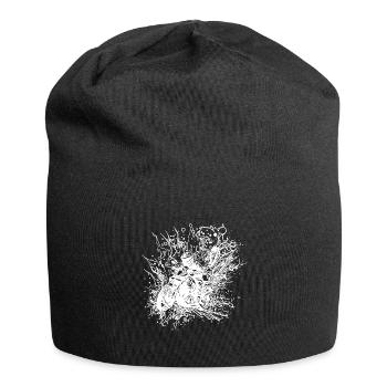 Motorrad Bikerstyle Custombike Rennsport Splash - Jersey-Beanie - Schwarz - Vorne