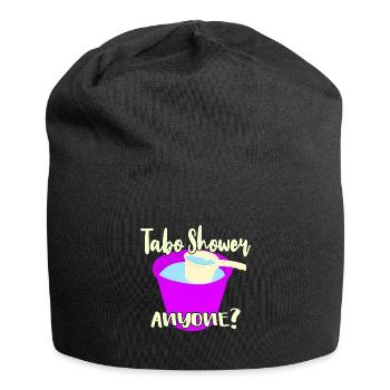 Tabo Shower Anyone? - Jersey Beanie - black - Front