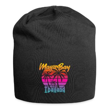 Vintage Maya Bay Thailand - Jersey Beanie - black - Front