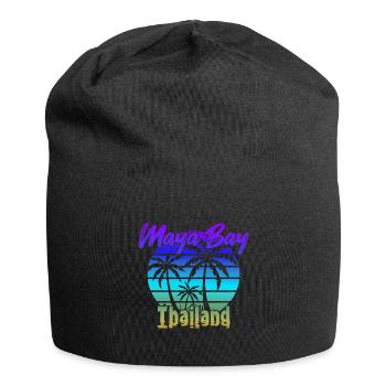Vintage Maya Bay Thailand - Jersey Beanie - black - Front