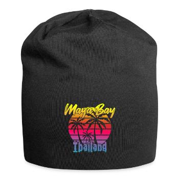 Vintage Maya Bay Thailand - Jersey Beanie - black - Front
