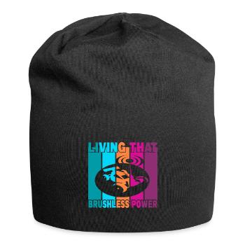 Vivre ce pouvoir sans balais - Bonnet en jersey - noir - Devant