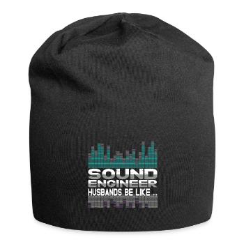 Tontechniker Sound Audio Engineer - Jersey-Beanie - Schwarz - Vorne