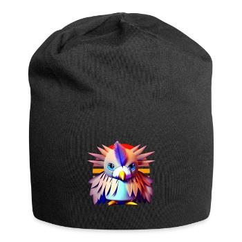 Polygon Bird - Jersey Beanie - black - Front