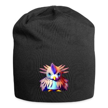 Polygon Bird - Jersey Beanie - black - Front