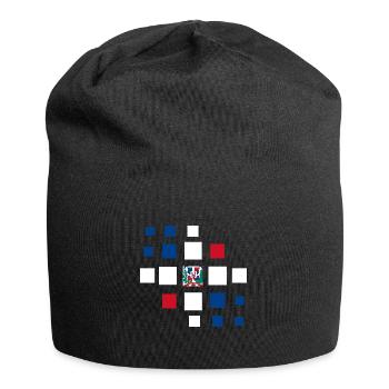 République dominicaine Flag Dom Rep Flag Voyage - Bonnet en jersey - noir - Devant