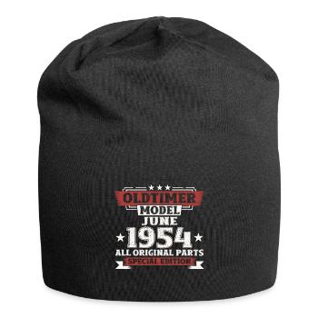 Millésime 1954 Millésime 1954 70ème anniversaire Juin - Bonnet en jersey - noir - Devant