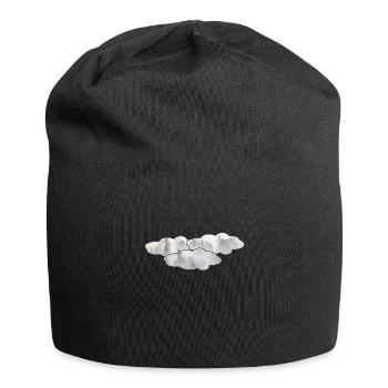 Wolken - Jersey-Beanie - Schwarz - Vorne