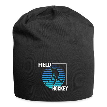 hockey hockey club hockey player - Jersey Beanie - black - Front