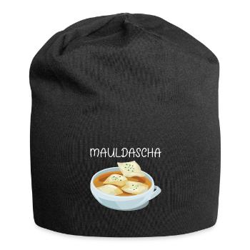 MAULDASCHA - Jersey-Beanie - Schwarz - Vorne