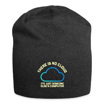 There Is No Cloud It's Just Someone Else's - Jersey-Beanie - Anthrazit - Vorne