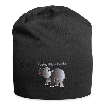 Cute Pygmy Hippo - Pygmy Hippo Fanclub - Jersey Beanie - black - Front