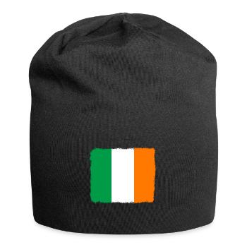 Irland Flagge Vintage Irische Fahne Dublin - Jersey-Beanie - Schwarz - Vorne