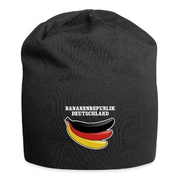 Bananenrepublik Deutschland Satire - Jersey-Beanie - Schwarz - Vorne