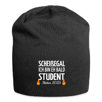 I don't give a damn I'll be a student soon anyway - Abitur 2025 - Jersey Beanie - black - Front
