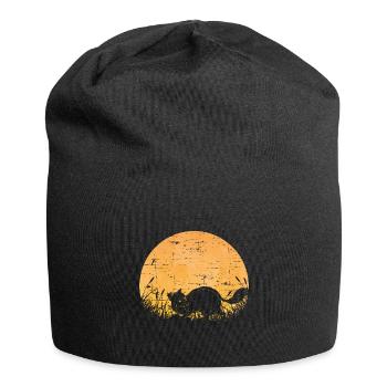 Ratons laveurs cadeau raton laveur - Bonnet en jersey - noir - Devant