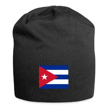 Cuba Drapeau Caraïbes Vacances Cuba Voyage La Havane - Bonnet en jersey - noir - Devant