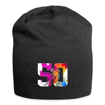 NUMBER 50 HOCKEY 50TH BIRTHDAY - Jersey Beanie - black - Front