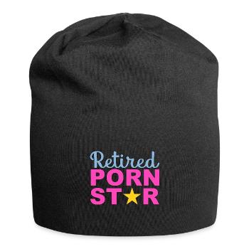 Retired Porn Star - Jersey Beanie - black - Front