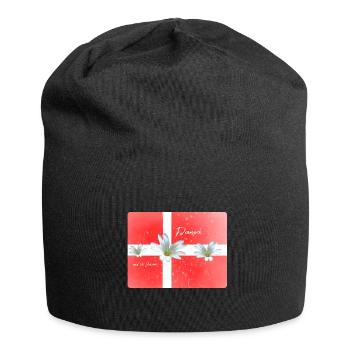 Danemark Danemark Danemark Drapeau - Bonnet en jersey - noir - Devant