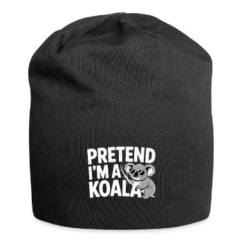 Faire semblant d’être un koala - Bonnet en jersey - noir - Devant