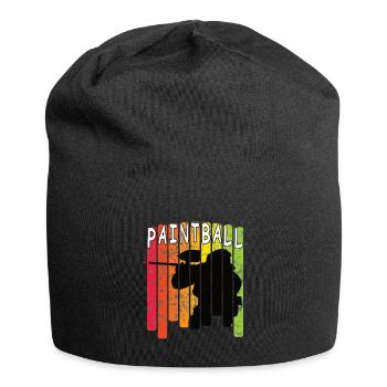 Paintball Colors Graphic - Jersey-Beanie - Schwarz - Vorne