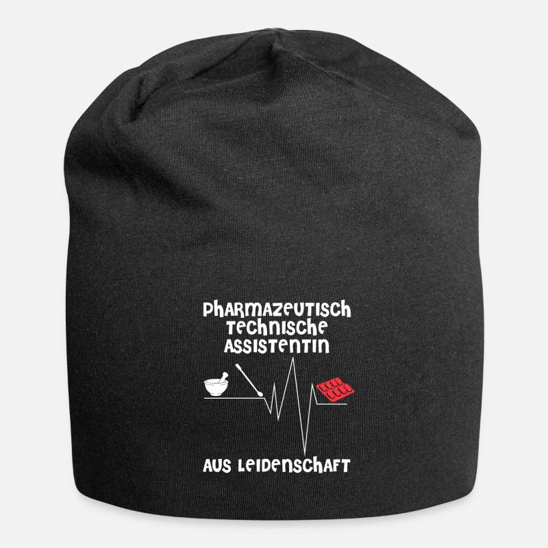 PTA Spruch - lustiger Apotheken Witz - Jersey-Beanie - Schwarz