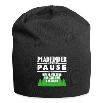 Rengaine scout - Pas de pause - Bonnet en jersey - noir - Devant
