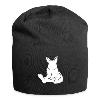Lapin lapin lapin - Bonnet en jersey - noir - Devant
