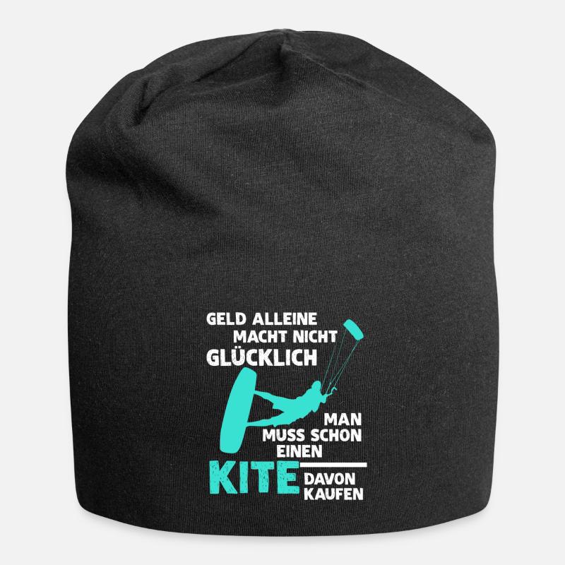 Kiteboarding Kitesurfer Kitesurfing - Jersey-Beanie - Schwarz